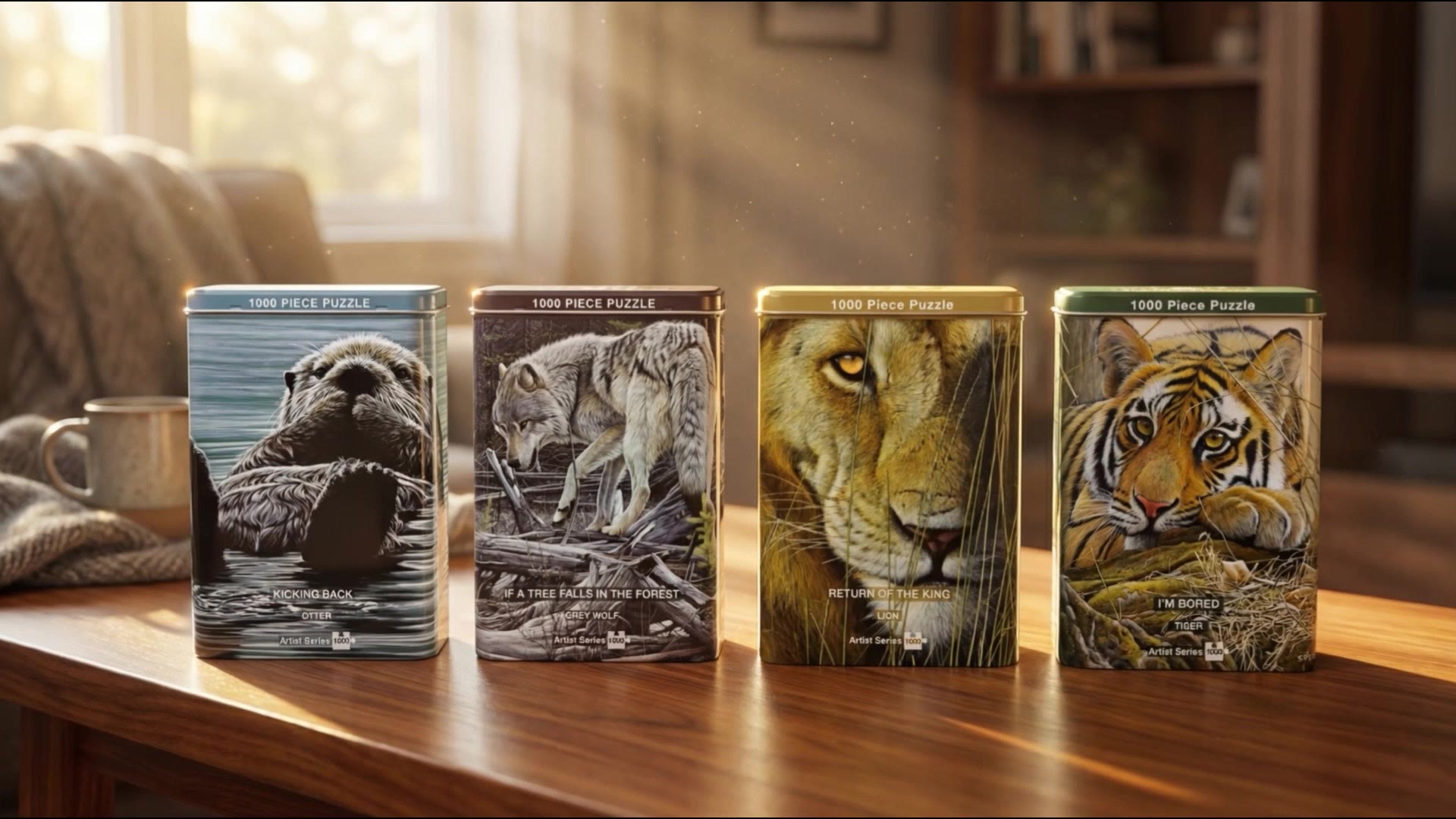 Rule 1 Concepts artist-series collector tin puzzles