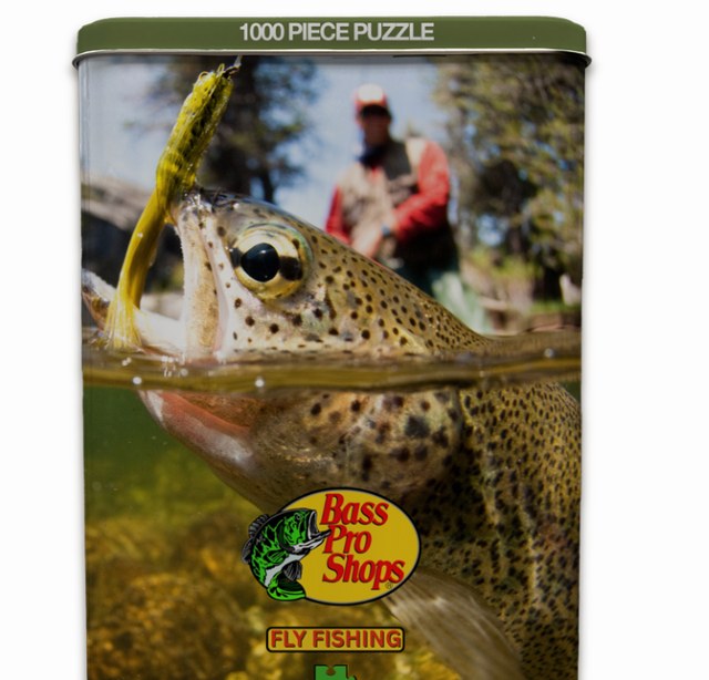 Bass Pro Shops custom collector tin puzzle