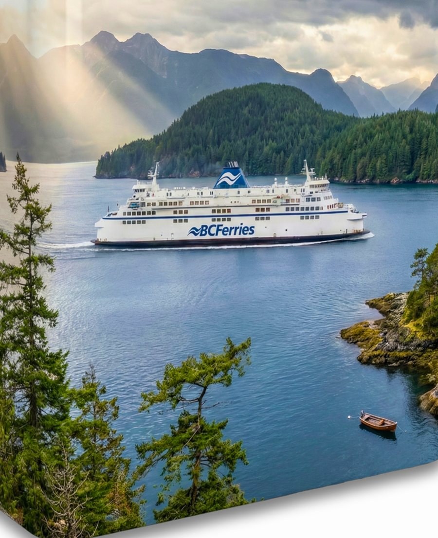 Custom BC Ferries collector tin puzzle