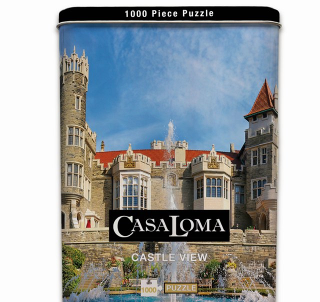 Casa Loma custom collector tin puzzle