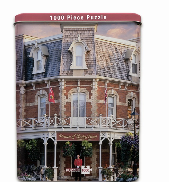 Prince of Wales Hotel custom collector tin puzzle