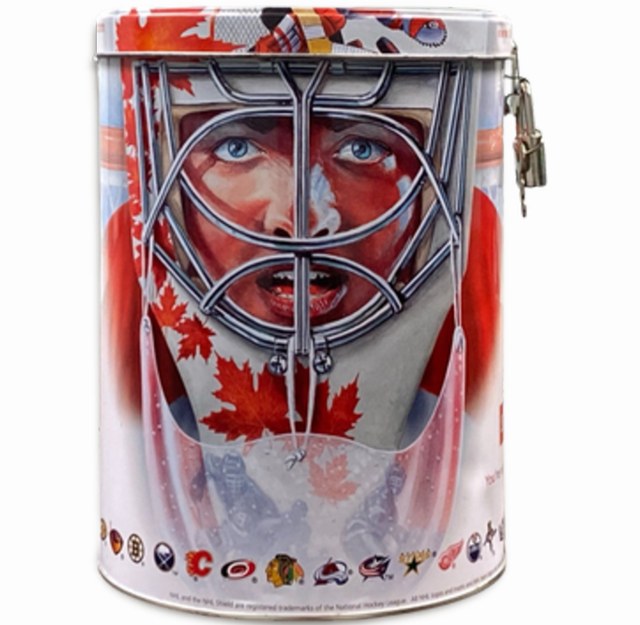 Custom Scotiabank collector tin puzzle